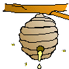 Ruche d'abeilles